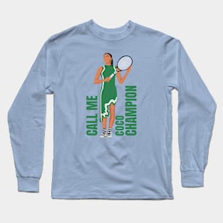 Coco Gauff Call me Long Sleeve T-Shirt